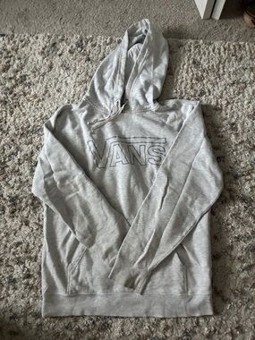 Vans Heather Light Gray Pullover Hoodie